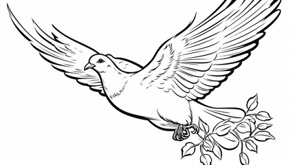 Obraz premium coloring book for children with birds, coloring with felt-tip pens and pencils on the theme of ornithology. The development of fine motor skills in children. Generative AI