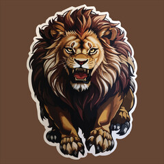 lion sticker