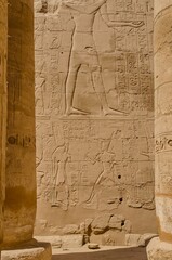 Temple complex in Luxor, Egypt.
