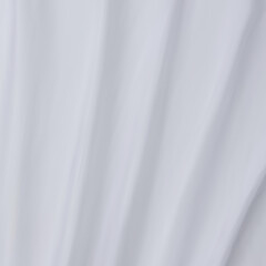 Abstract pattern of white crumpled bed sheet. White wrinkled fabric texture rippled surface. Close up image. eps 10