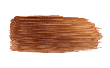 PNG Gold bronze glitter brushstroke painting blot smear line. on transparent background.