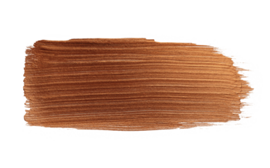 PNG Gold bronze glitter brushstroke painting blot smear line. on transparent background.