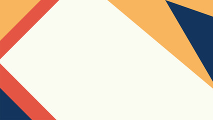 Vibrant Geometric Background with Orange, Blue, and Red