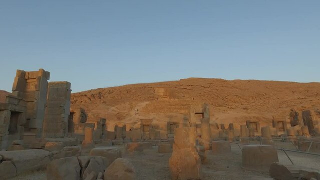 The site of Persepolis Marvdasht Iran