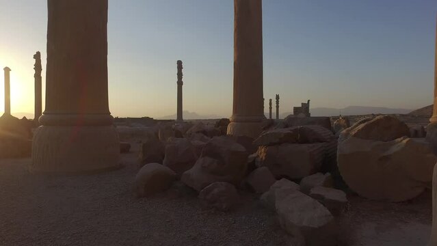 The site of Persepolis Marvdasht Iran