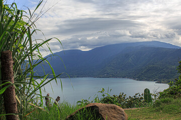 El lago está en paz