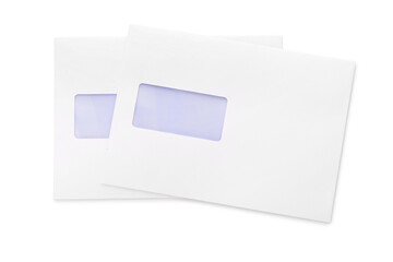 Envelopes isolated on white background
