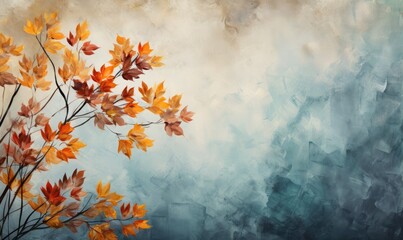 Autumn, fall background, Autumn Trees Leaves color, landscape