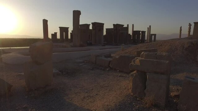 The site of Persepolis Marvdasht Iran