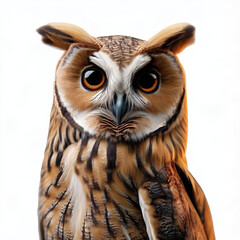 Obraz premium Nocturnal Beauty: Owl Illustration, Generative AI