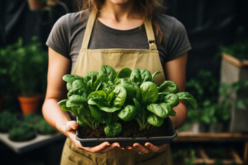 the spirit of community gardens and urban farming, fostering a sense of shared responsibility for the environment on World Vegetarian Day Generative AI
