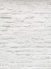 Free photo white brick wall textures background