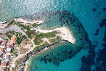 Ardic Brach view in Mordogan of Izmir Province