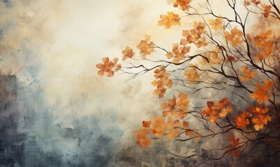 Obraz na płótnie Canvas Autumn, fall background, Autumn Trees Leaves color, landscape