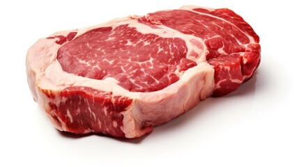 Fresh raw beef steaks. 