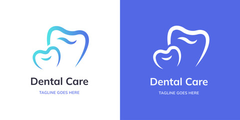 Dentist logo design. Creative dentist logo. Dental clinic Creative company vector logo.