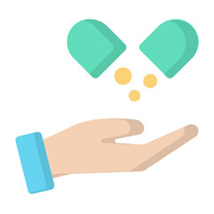 Drug Addiction Flat Icon