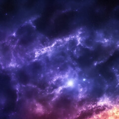 Obraz premium Space sky background AI generative