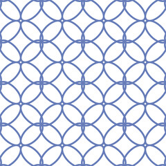Naklejka premium Vector. Seamless mediterranean geometric pattern, ornamental swatches. Talavera template. Portuguese Azulejo. Turkish decoration. Moroccan mosaic. Spanish porcelain. Ceramic dishes, folk ornament.