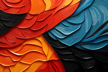 Vibrant Aboriginal Origami: A Psychedelic Expression of Culture