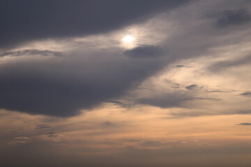 clouds at sunset