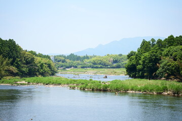 さつま町にあるホタル群生地の昼間の景色