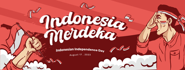 Indonesia's 78th Years Independence Day Celebration Background