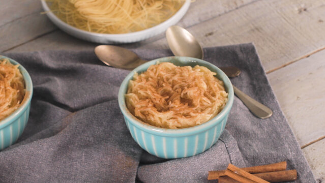 Aletria vermicelli pudding