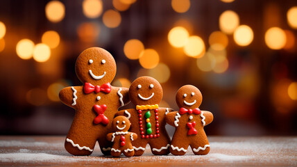 Gingerbread Family. 