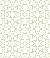 Seamless pattern with Arabic and Islamic style