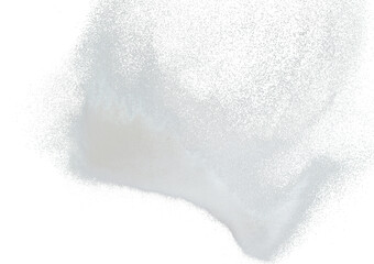Million of white sand explosion, Photo image of falling down shower snow, heavy snows storm flying....