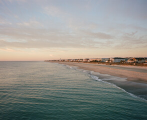 Sunrise on Coastal Beach Homes