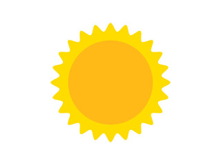 太陽アイコンのイラスト