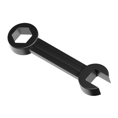 3d spanner wrench illustration. set of 3D labor day icons.