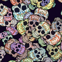 Skull_colorfull Pattern
