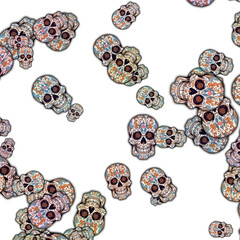 Skull_colorfull Pattern