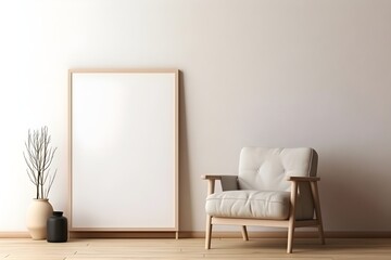 Aesthetic Gallery Ambiance Mockup, generative, ai