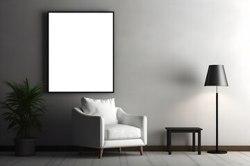 Scandinavian Frame Setting Mockup, generative, ai