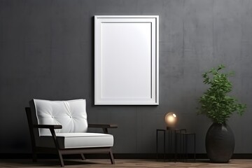 Blank Frame Mockup, generative, ai