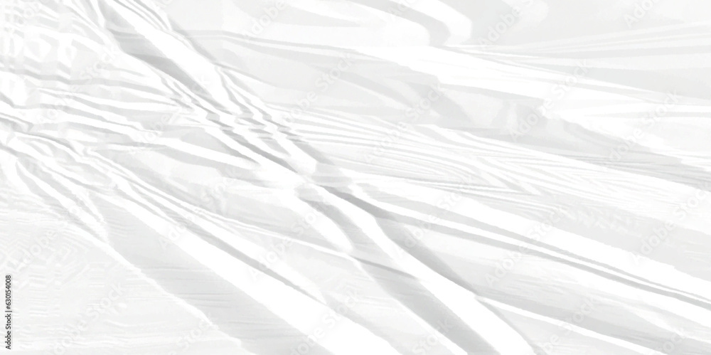 Poster white crumpled paper. crumpled paper texture background. rough and textured in white paper. the text