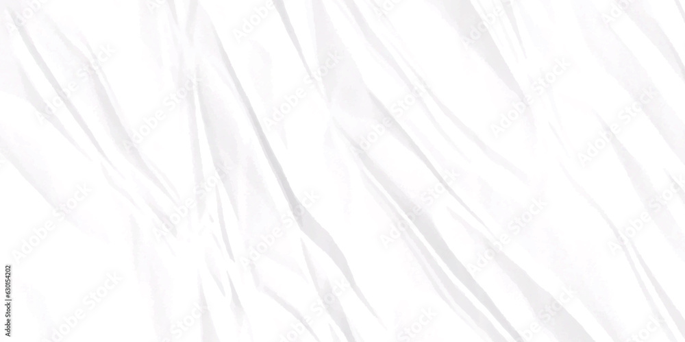 Poster white crumpled paper. crumpled paper texture background. rough and textured in white paper. the text