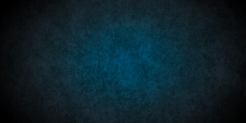 Dark blue chalk board grunge textured concrete stone wall background.  monochrome slate grunge concrete wall black backdrop vintage marbled textured border background.