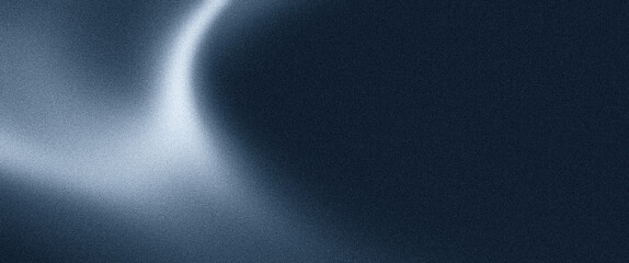 Abstract dark gray white background blue black color grainy texture gradient web header banner design, copy space