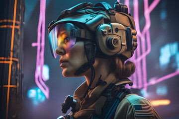 person with headphones and music
Generative AI