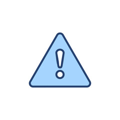 Exclamation danger icon vector. attention sign and symbol. attention sign