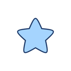 Star icon vector. rating sign and symbol. favourite star icon