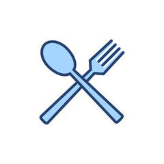 spoon and fork icon vector. spoon, fork and knife icon vector. restaurant sign and symbol