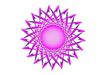 purple round ornament
