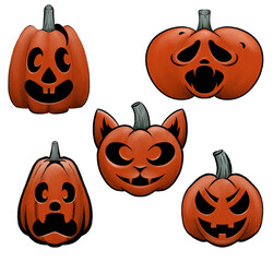 Halloween pumpkins 