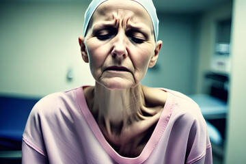 portrait of a person in a hood. Generate AI